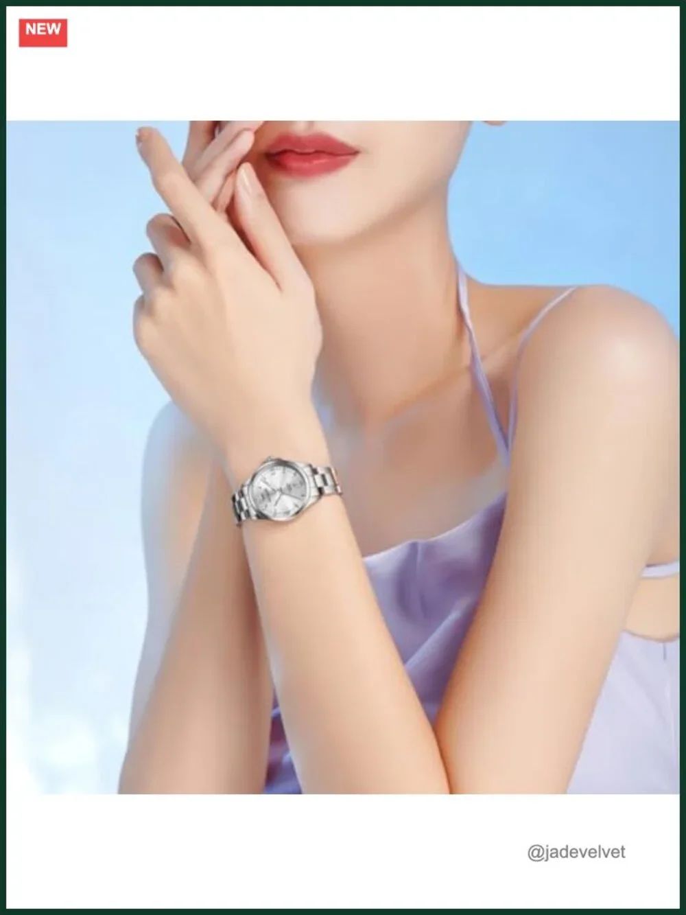 Luxury Dainty Quartz Wrist Watch Stainless Steel Waterproof